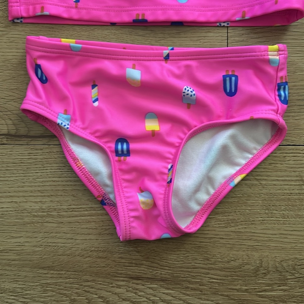 Cat & Jack Pink Rashguard Swim Set - Picture 2 of 9